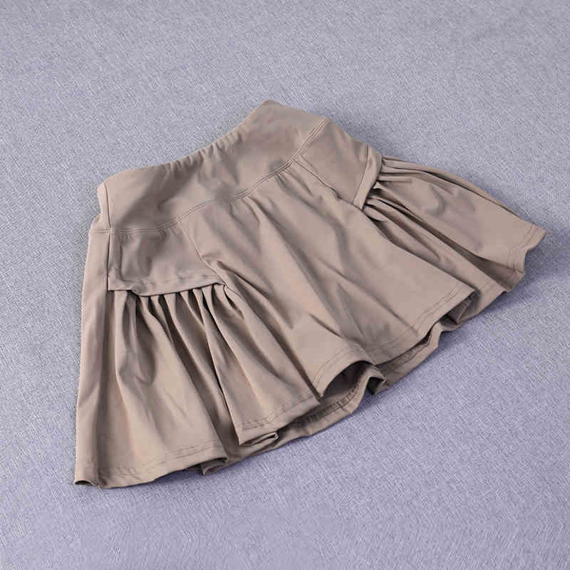 スポーツショートスカート。女性用の疑似ツーピースランニングスカート。夏のバドミントンスーツ。速乾性と通気性に優れたテニススカート。ヨガ