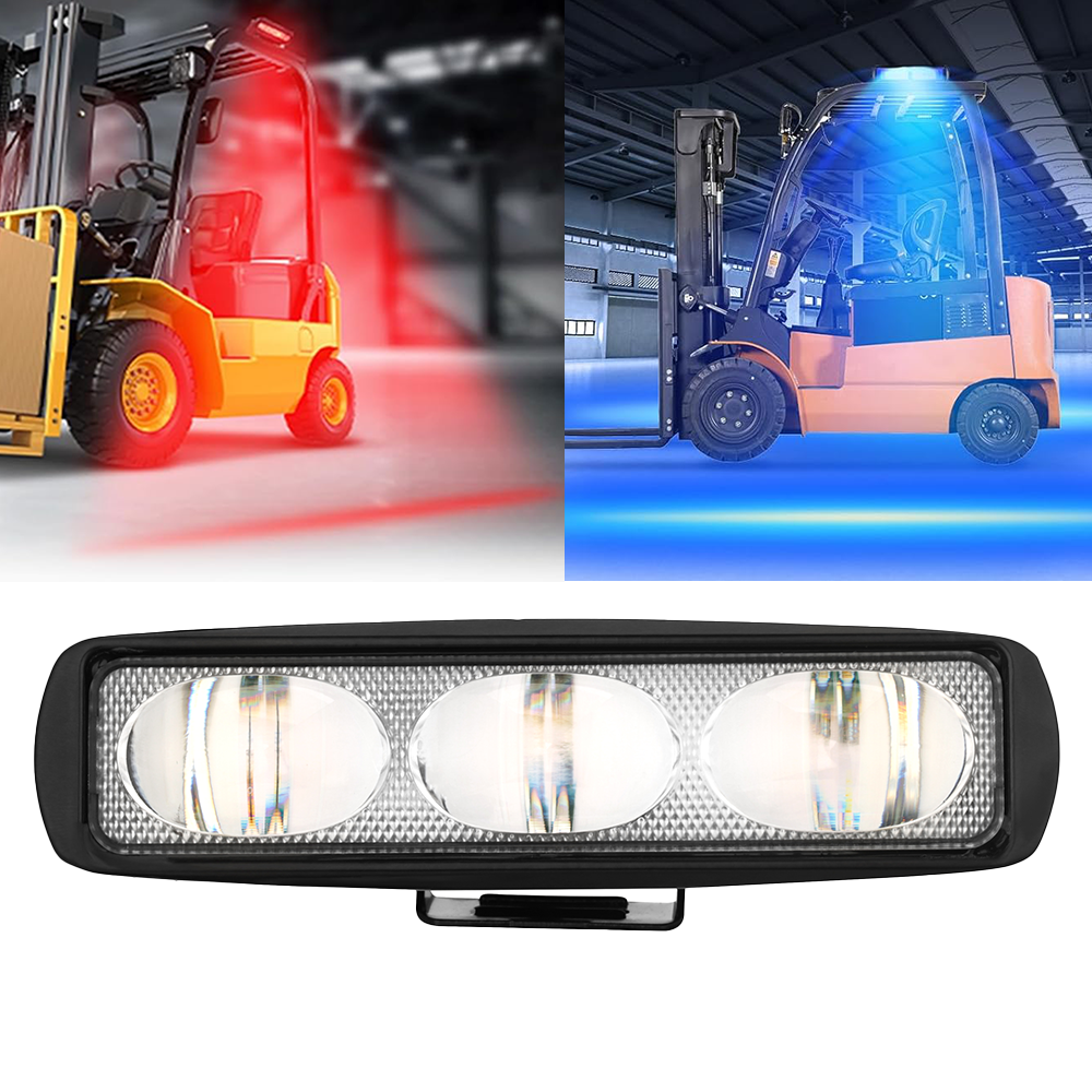 30W フォークリフトトレーラー LED 安全警告灯、直接光作業点照明および歩行者倉庫表示用