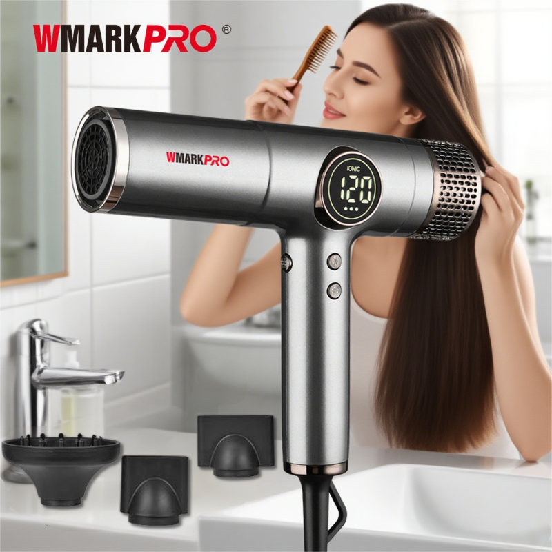 WMARK ヘアドライヤープロフェッショナルブロードライヤーマイナスイオン送風機理容室 BLDC モーターヘアドライヤー機家電 NG-9117