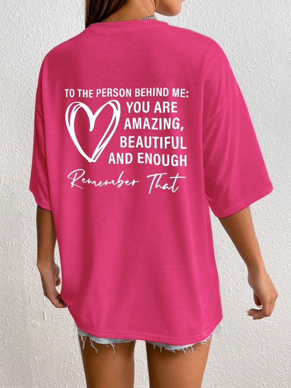 私の後ろの人へ: You Are Amaeing レディース Tシャツ スポーツ カジュアル Tシャツ 通気性 コットン 半袖 オーバーサイズ Tシャツ