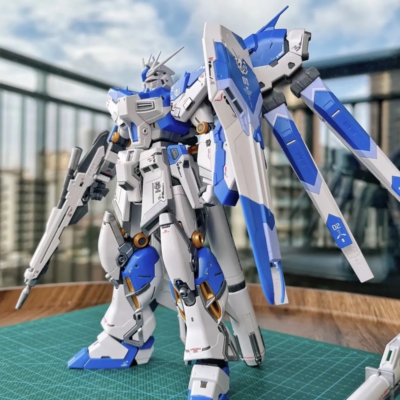 HG 1/144 RX-93-ν2 Hi-ν メカ組立モデルキット Hi Nu アクションフィギュアデスクトップ装飾人形少年パズルおもちゃギフトグッズ