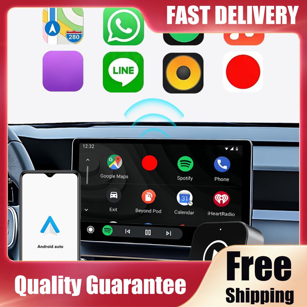 ワイヤレス Android Auto Carplay ボックス/アダプターワイヤレス CarPlay アダプター有線からワイヤレス自動接続に変換工場有線車用