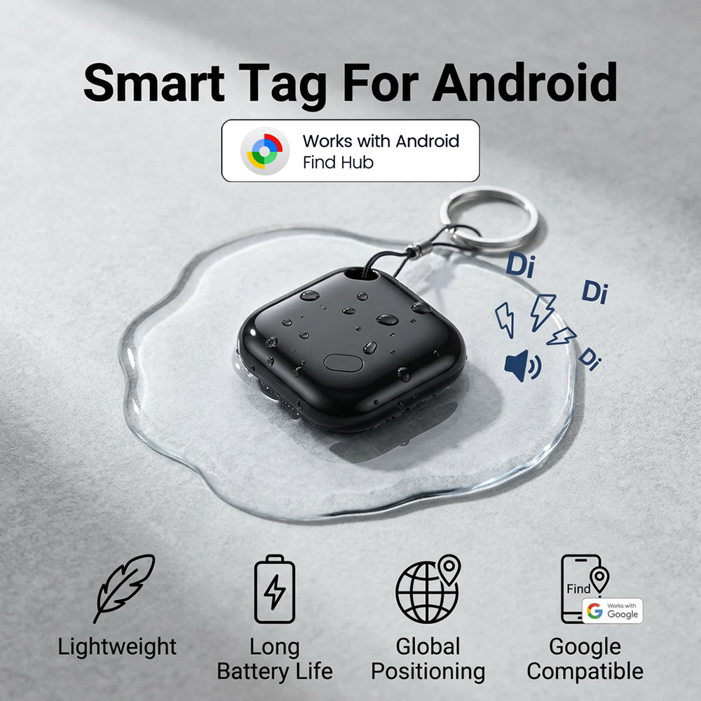 Android ミニスマートロケーションタグ GPS トラッカー Google 検索ハブと互換性ペット車のキー紛失防止 Bluetooth ロケータートラックファインダー
