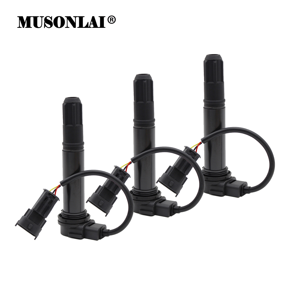 3 個点火コイルベネリ 899 1130 1130K TNT1130 MV800 YAOSONG ZS377 500033012000 0040104002 0040104006-113791-2N