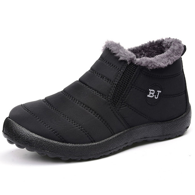 男性ブーツ冬の靴男性防水スノーブーツ冬 Bota らしい暖かい毛皮のアンクルブーツメンズ Botines
