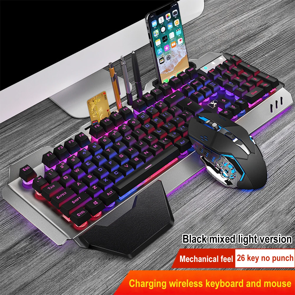 K680 充電式 2.4G ワイヤレス キーボードとマウス スイート ゲーム コンピューター オフィス eスポーツ