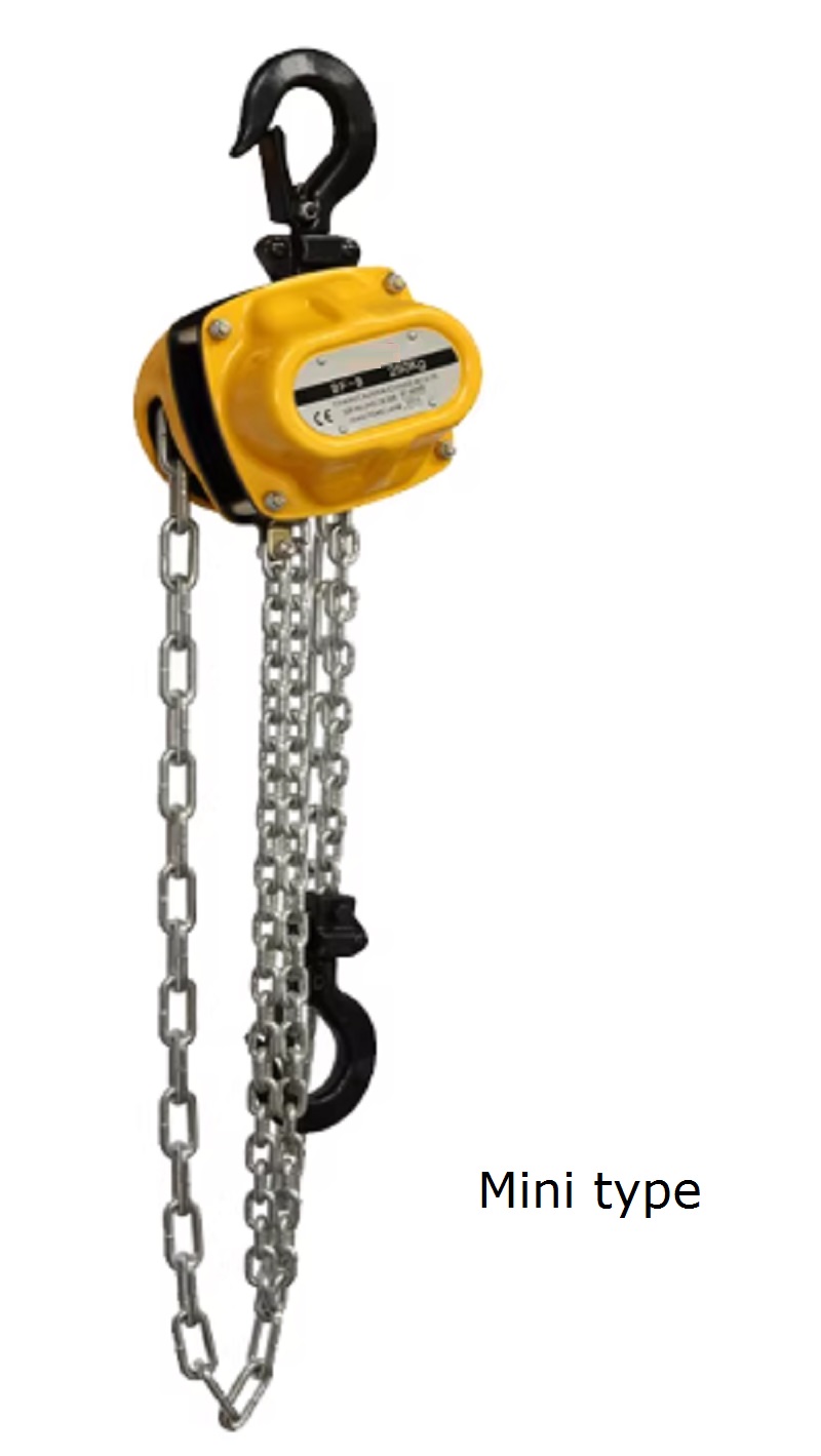 0.25T-0.5TX3M-6M ミニタイプリフティングチェーンホイスト CE 証明書手動チェーンブロッククレーンリフティングスリングマテリアルハンドリングツール