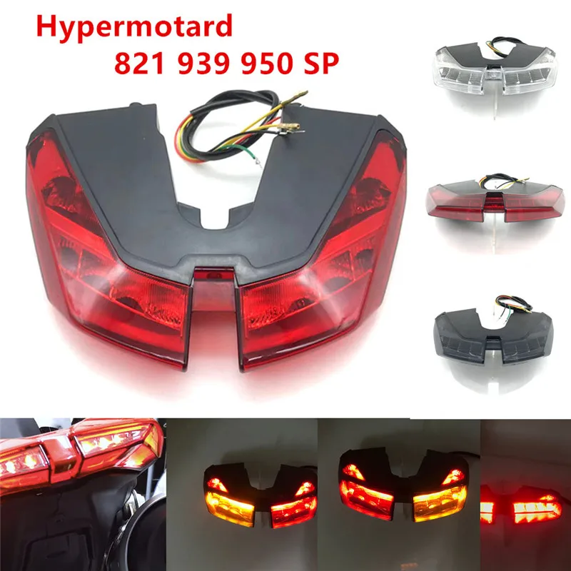 テールライトドゥカティハイパーモタード 821 939 950 SP 2012-2021 2020 オートバイ LED 統合 LED リアテールライトウインカー