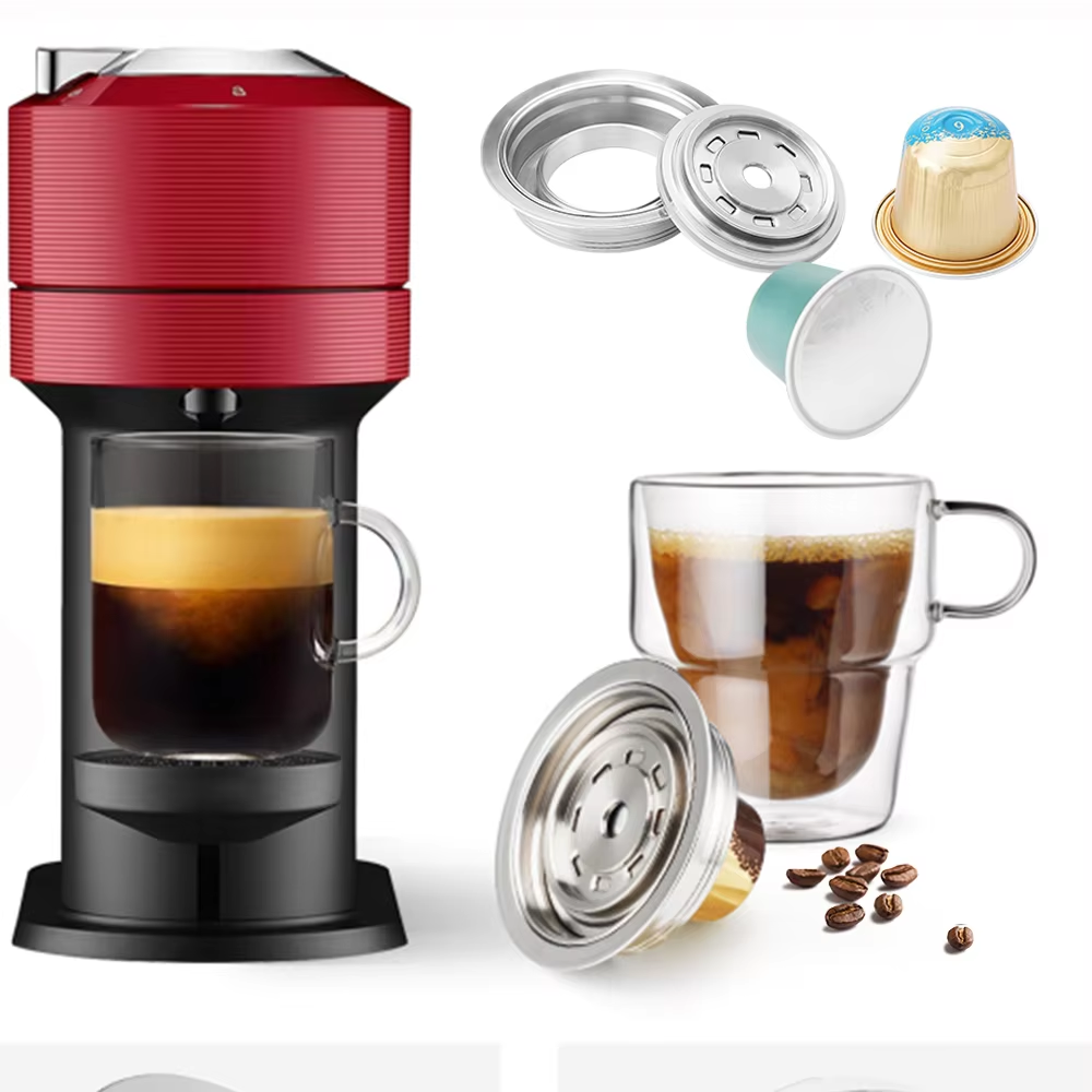 Vertuoline Vertuo Pop Next Nespresso を Vertuoline ポッド バリスタ ホーム アクセサリーに変換するための再利用可能なコーヒー カプセル アダプター