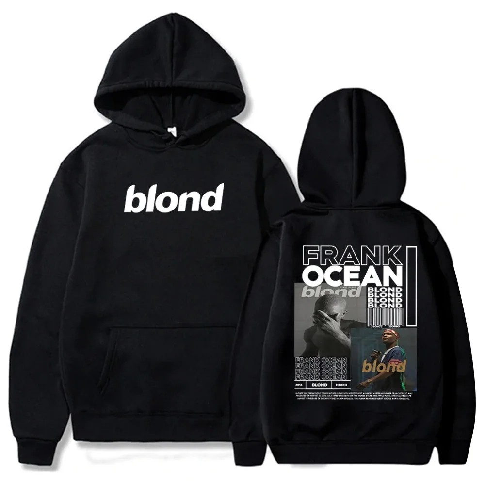 フランク オーシャン ブロンド パーカー アルバム グッズ ファン ギフト ユニセックス プルオーバー トップス ストリートウェア