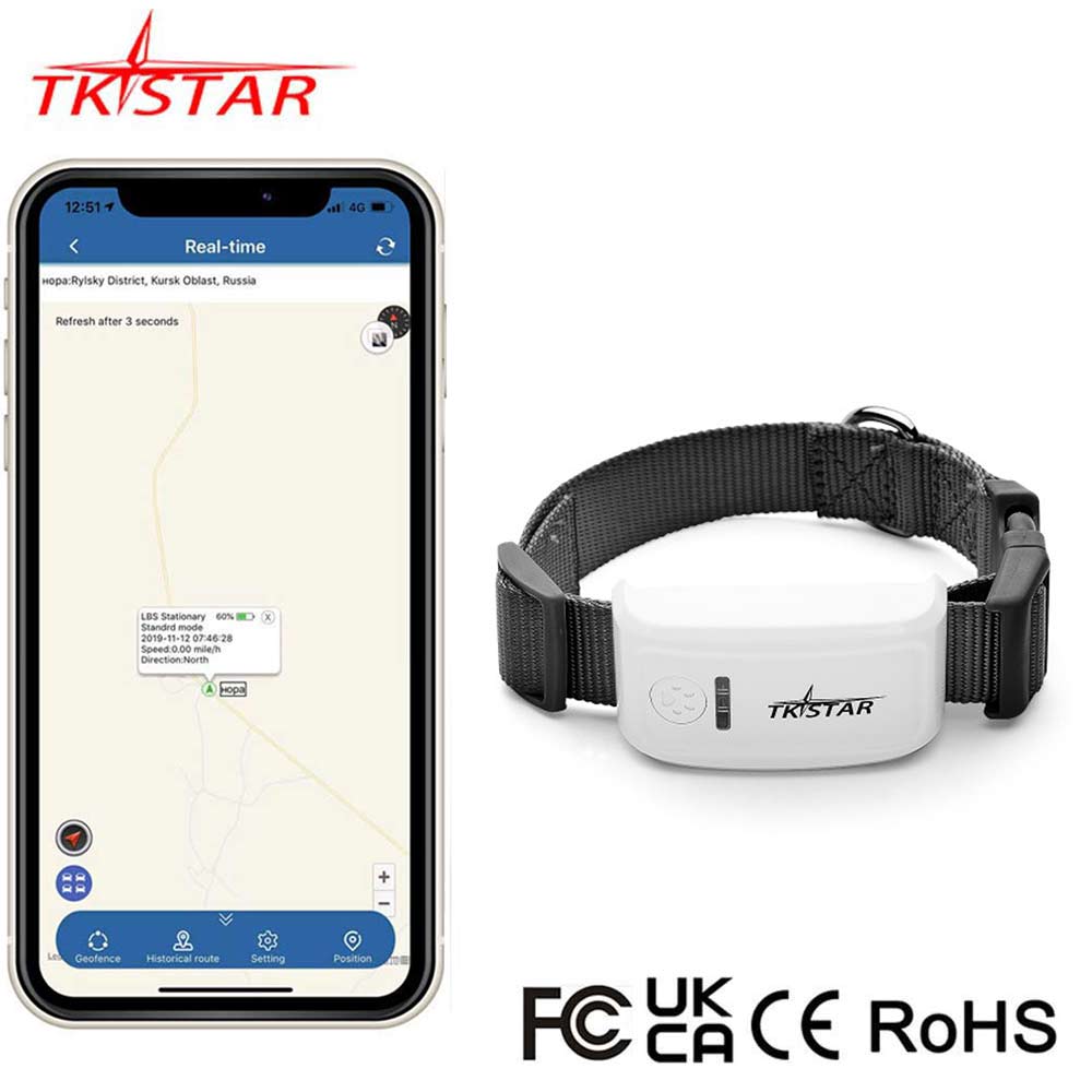 2G GSM GPS トラッカー ペット TK909 GPS ロケーター TKSTAR ミニ GPS ペットトラッカー 2G GSM 最高の犬 GPS トラッカー 無料のアプリ付き 防水 IP67