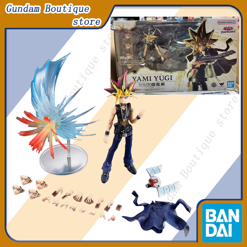 バンダイ純正 SHF 闇遊戯 遊戯王！デュエルモンスターズアニメアクションフィギュアコレクタブル関節可動性モデルおもちゃギフト
