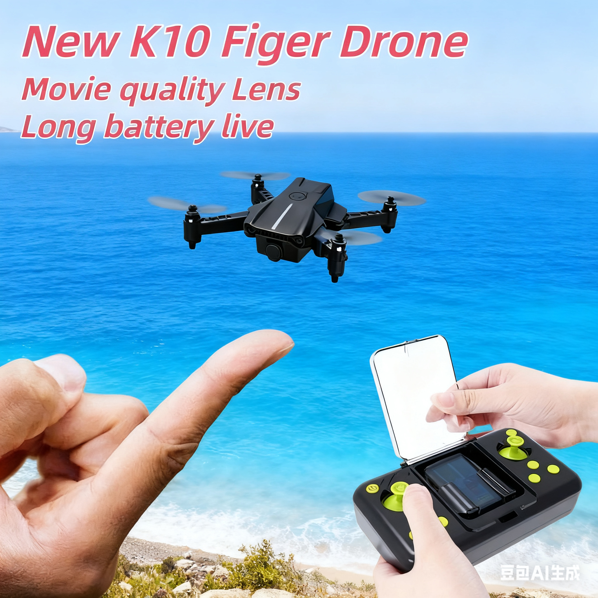 ブラック K11 ミニフィンガードローンポケット 4 k ムービーレンズ RTF 折りたたみ式ブラシレス Quadcopter 広角防振カメラ美容効果