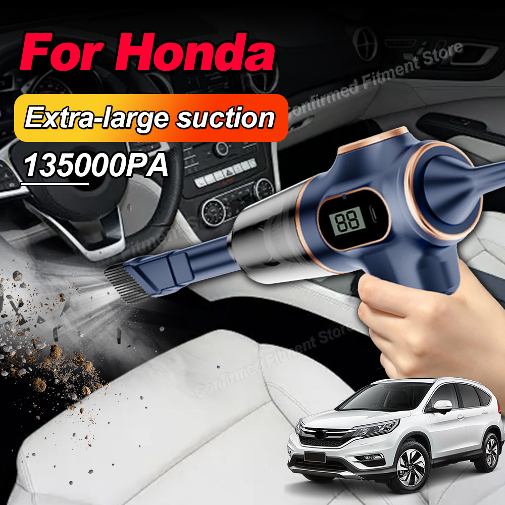 ワイヤレス車の掃除機ハンドヘルド 135000PA 強力な吸引ホンダシビックパイロットフィット CR-Z HR-V リッジラインアコード CR-V オデッセイ
