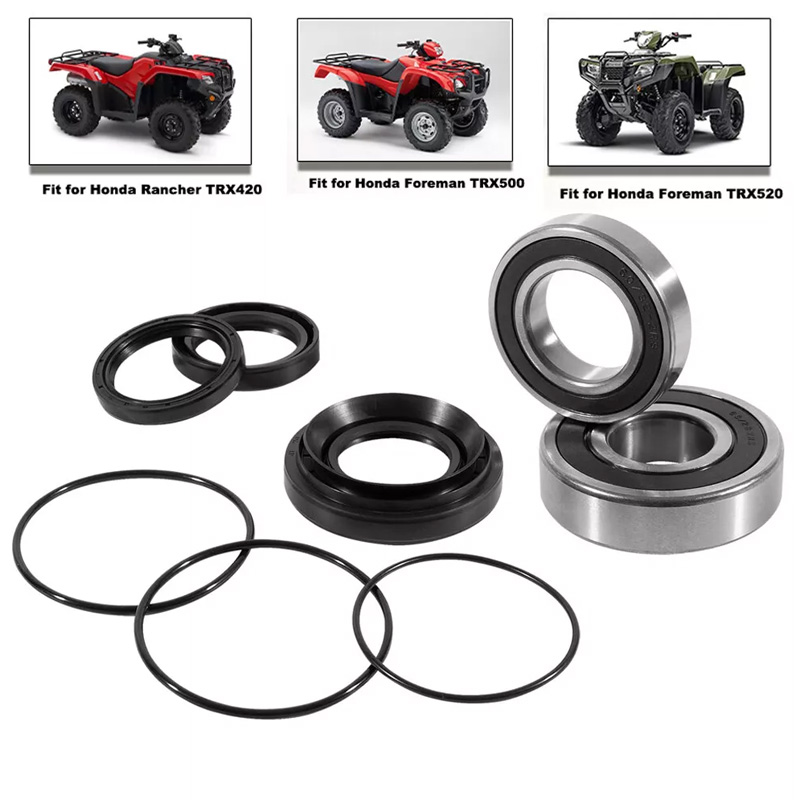 後輪アクスルベアリングシールキット 2014-2021 ホンダ ランチャー 420(SRA) TRX420、フォアマン 500 TRX500用