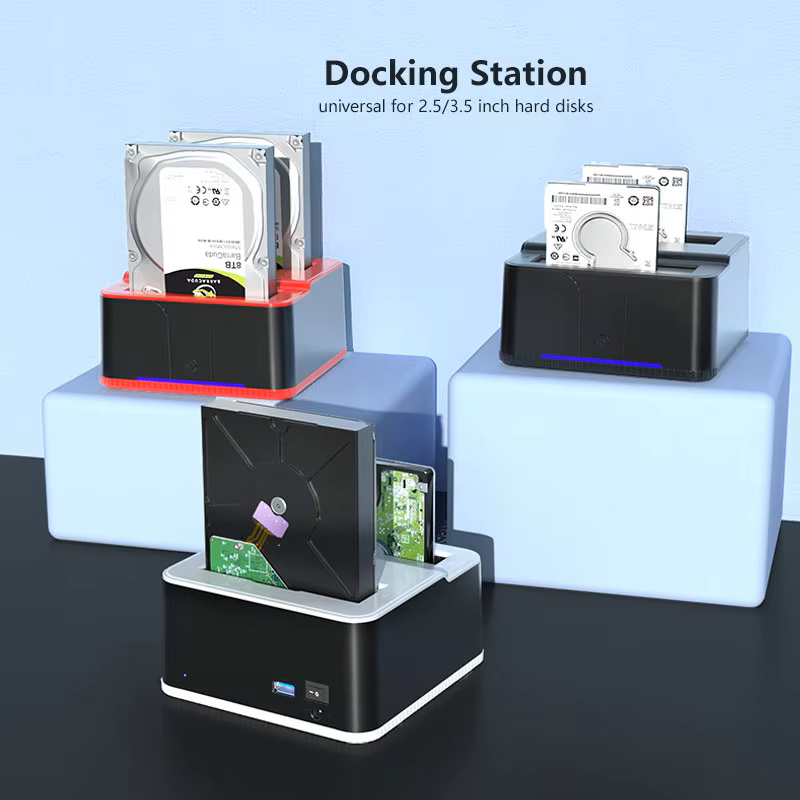 ハードドライブドッキングステーション USB 3.0 - SATA HDD ドッキングステーション、2.5/3.5 インチ SATA HDD エンクロージャおよび SSD ハードドライブドック用