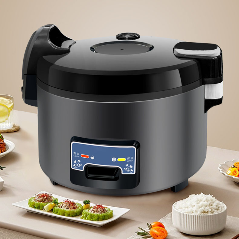 SL-ホット販売の新しい業務用炊飯器ノンスティックステンレス鋼電動付属品計量カップ付きホテル用
