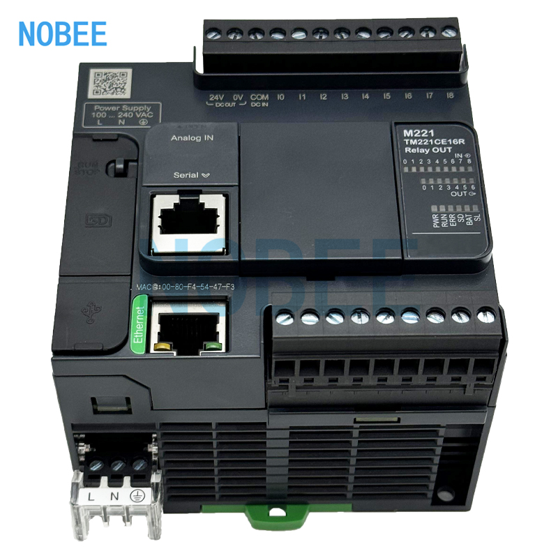ブランドの新しいオリジナル Modicon M221 PLC ロジックコントローラ TM221CE16R TM221CE16T TM221CE16U TM221C16R TM221C16T TM221C16U