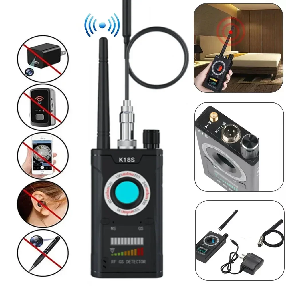 K18S ワイヤレス検出カメラ多機能 1MHz-6.5GHz スマートカーリバースカメラファインダー GPS 信号強度検出付き
