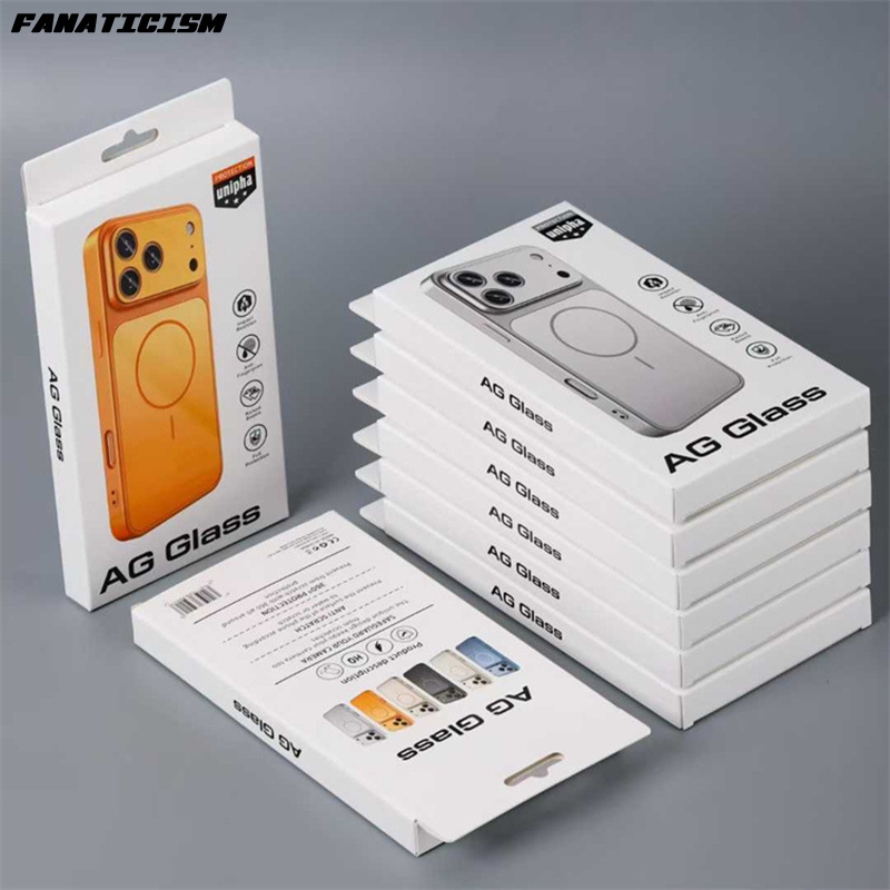 100 個電話ケース包装箱ユニバーサル段ボール箱 PVC トレイ携帯電話ケースボックス Iphone 14 15 16 17 プロマックスカバー