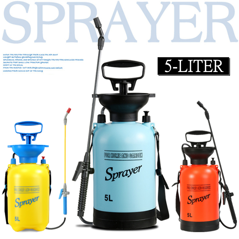 3/5L ハンド圧力噴霧器家庭菜園芝生消毒クリーニング噴霧器じょうろ、ガーデニング灌漑スプレーボトルツール