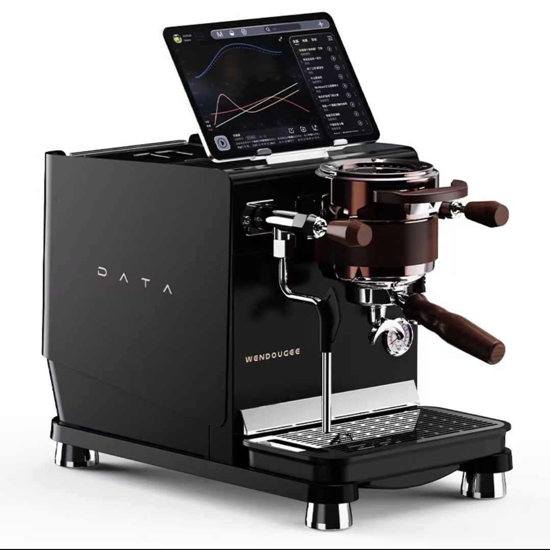 Wendouge DATA シングルヘッド自動電池式コーヒーマシンイタリア鉄タッチスクリーンホテル使用 24 カップ容量