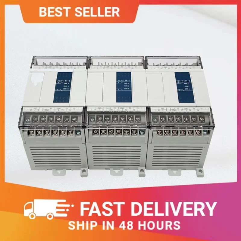 Xinje PLC プログラマブル ロジック コントローラー電気パネル DC24V XC3-14R-E XC3-14T-E XC3-14RT-E XC2-14T-E XC2-16T-E