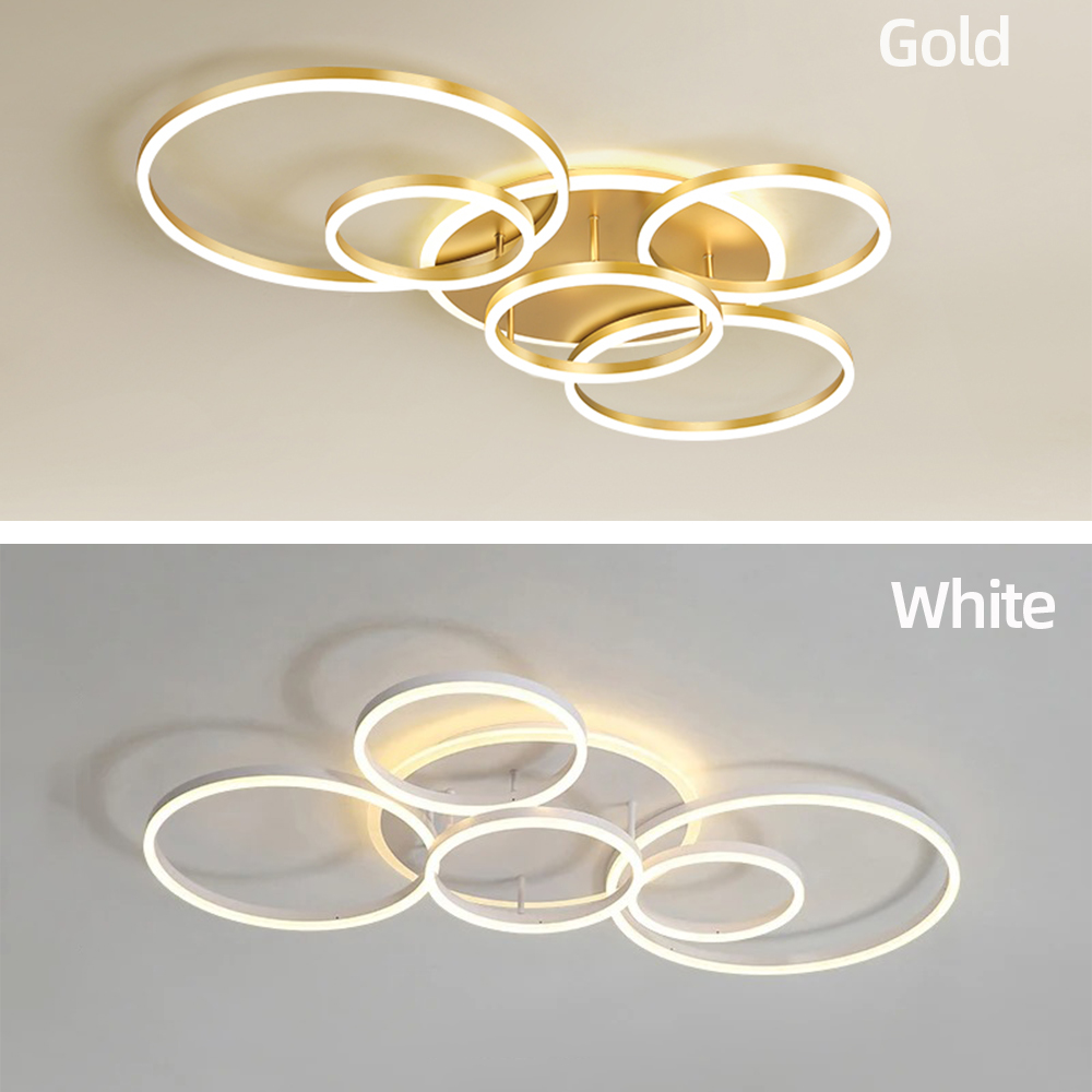 現代の LED 天井シャンデリア照明家庭用リビング学習室寝室調光可能な天井ランプ屋内照明装飾ランプ