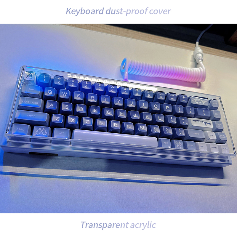 アクリルキーボードクリアプロテクターケースメカニカルキーボードダストカバー 60/61/64 96 98104/108 キーマウスカバーキーボードカバー