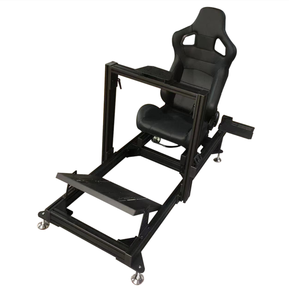 売れ筋アルミプロファイルドライビングエミュレータレーシングコックピットスポーツカーゲームコンソールシート設定機器