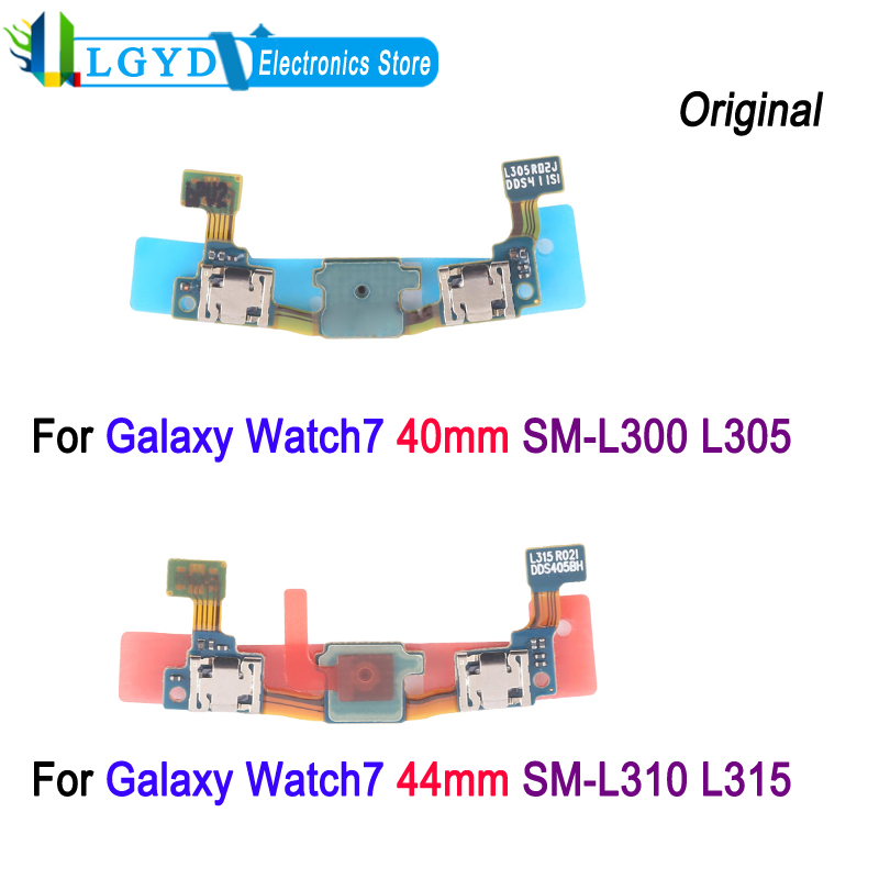修理電源ボタンフレックスケーブル Samsung Galaxy Watch7 40mm SM-L300 L305 / 44mm SM-L310 L315、時計ケーブル交換部品用