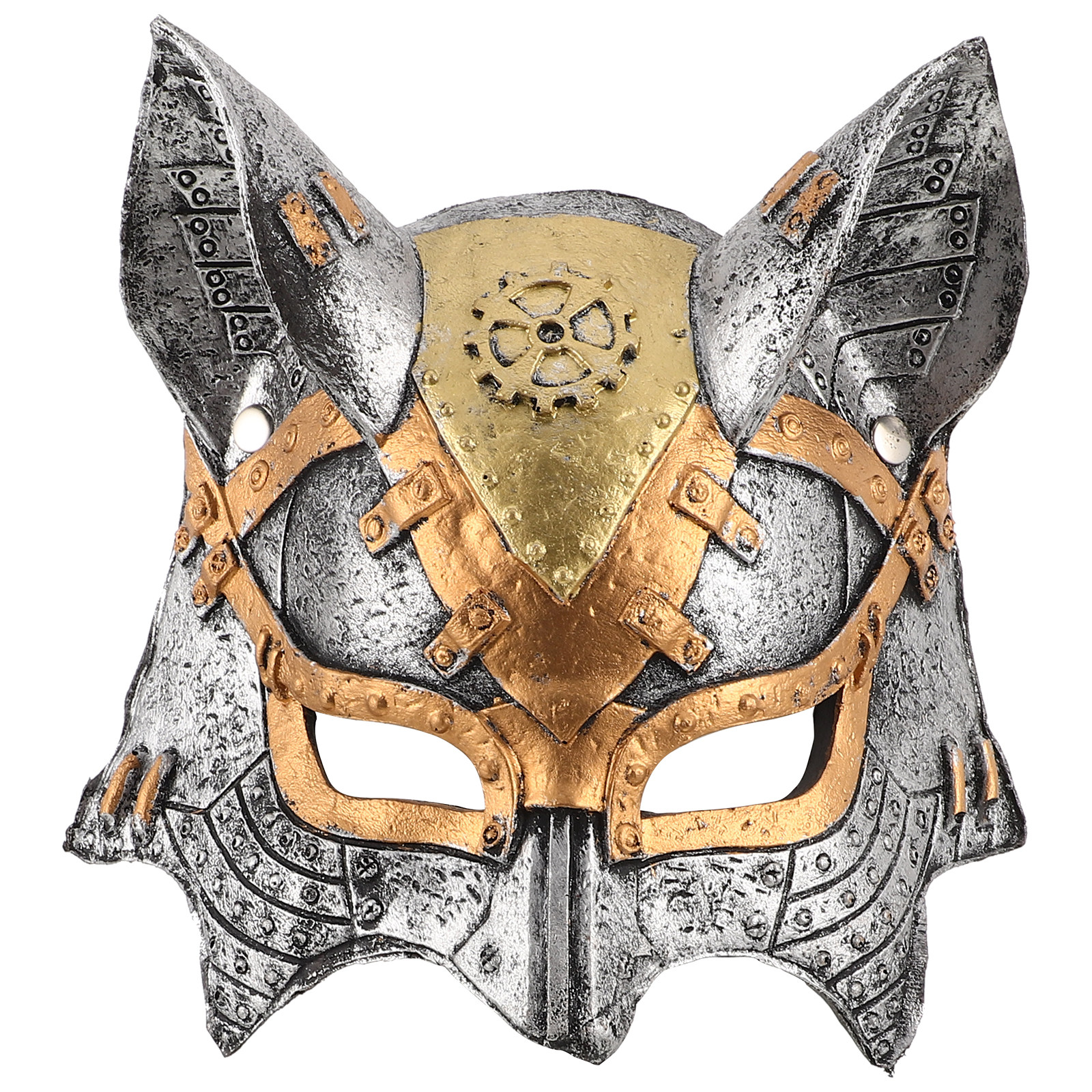 スチームパンク キツネ マスク ハロウィン アニマル フェイス マスク キツネ コスチューム アクセサリー 仮装 コスプレ パーティー ハーフフェイス 動物 コスチューム 小道具用