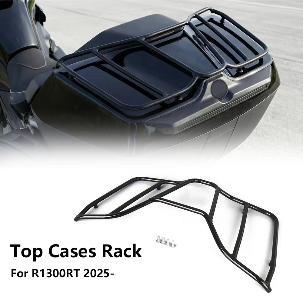Bmw R1300RT 2025 R1300 RT R 1300 RT 2026 アクセサリー黒荷物ラックレールツアーパックキャリアトランクトップラックリアブラケット
