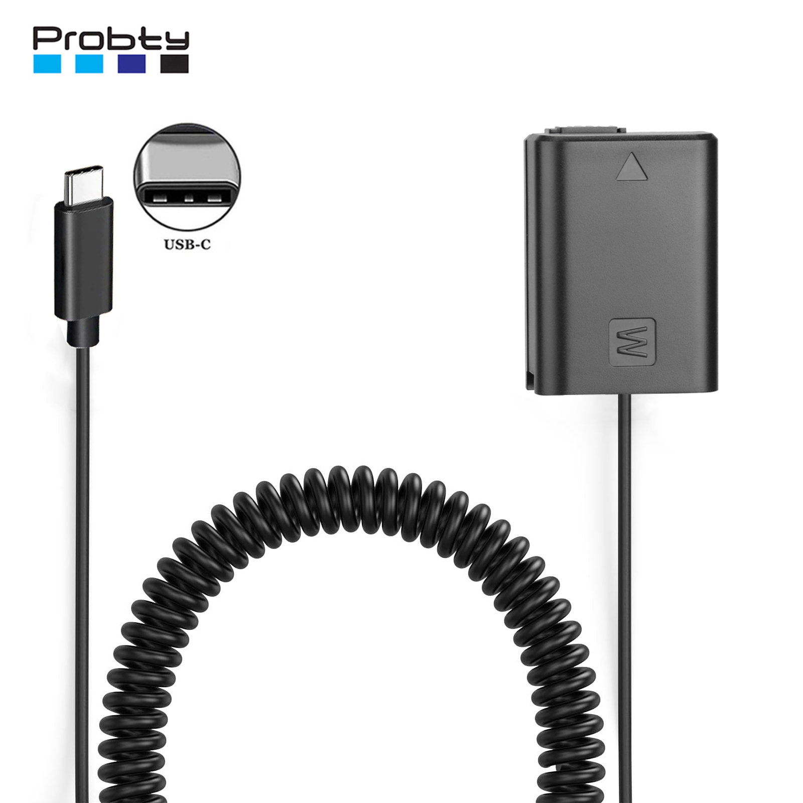 AC-PW20 USB-C アダプター NP-FW50 ダミーバッテリー Sony Alpha ZV-E10 A6000 A6100 A6300 A6400 A6500 A5000 A5100 A7 A7II A7RII A7S用