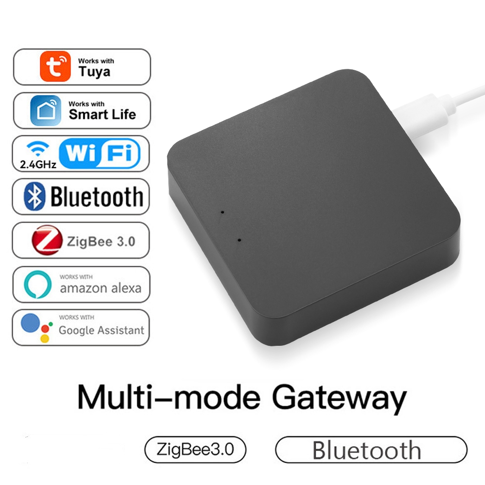 Tuya ZigBee ゲートウェイ ブリッジ ワイヤレス スマート マルチモード ハブ SmartLife アプリ リモコン Alexa Google Home アシスタントと互換性あり