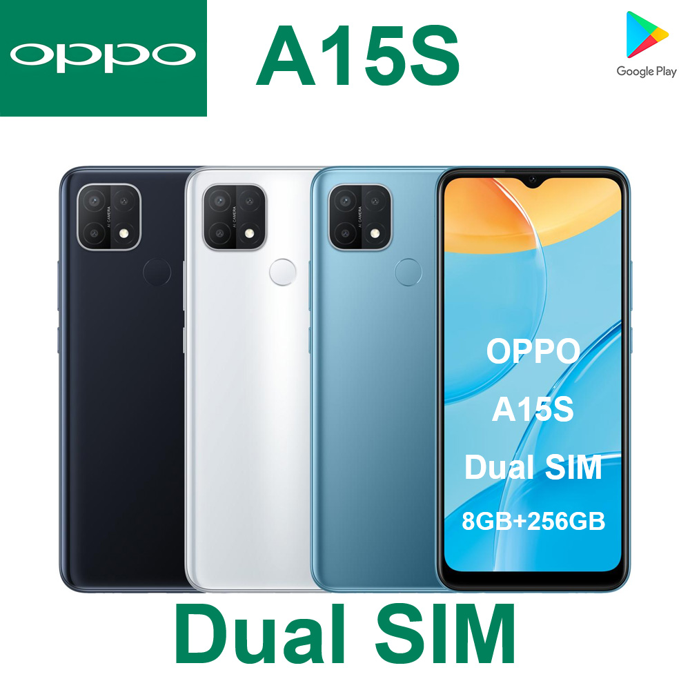 新品 OPPO A15s 海外バージョン CPH2179 6.52 インチ HD ディスプレイトリプルリアカメラデュアル SIM 4G ロングスタンバイ格安スマートフォン