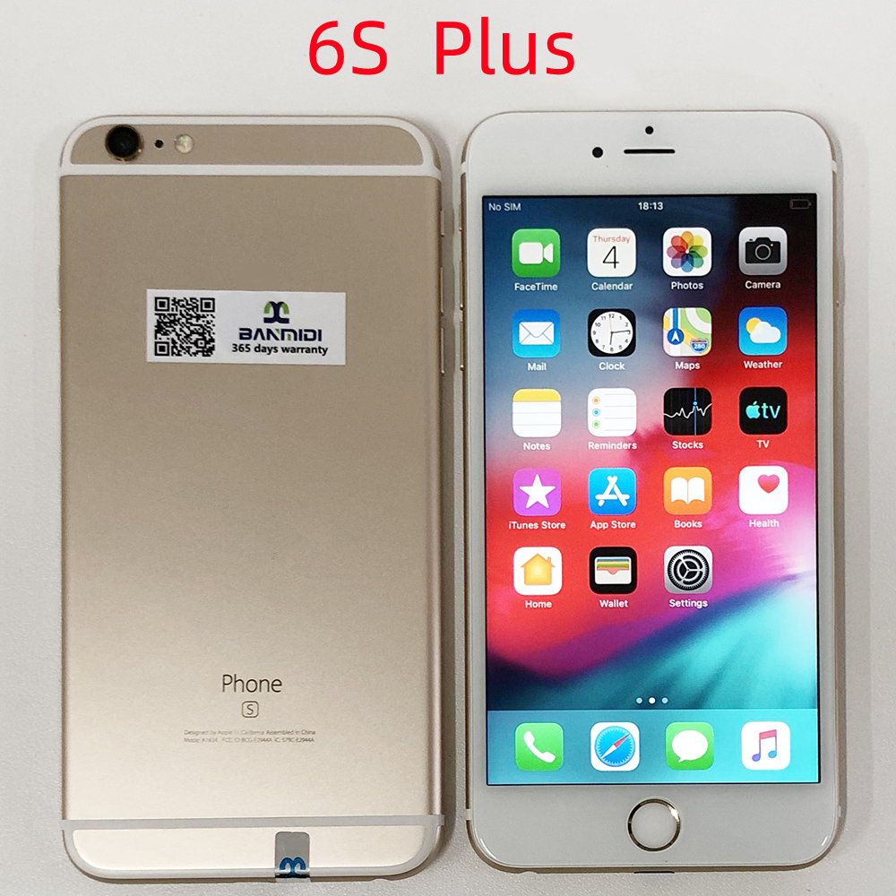 オリジナル Apple iPhone 6S Plus 4G LTE 携帯電話 5.5" 2GB RAM 16/64/128GB ROM IOS デュアルコア 12MP 携帯電話