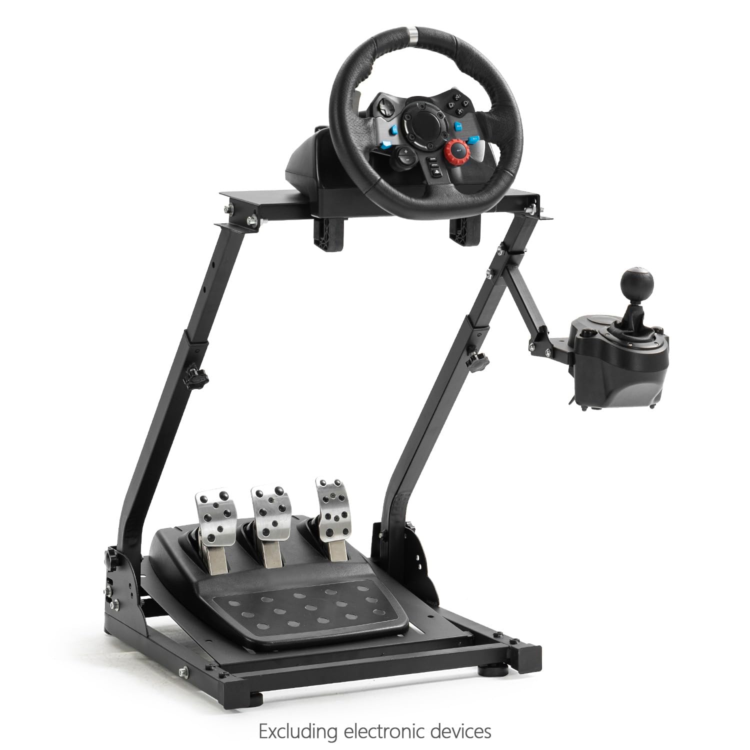 ロジクール G25-G923 用折りたたみ式マルチレベル調整可能なレーシング Sim コックピット ホイール スタンド、カスタム