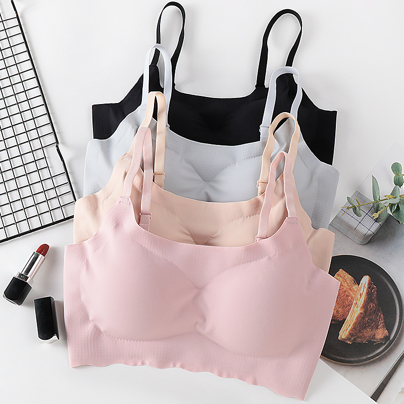 女性のセクシーなスリングブラジャーアクティブプッシュアップシームレスブラジャー女性ソフト下着快適な Bralette S-2XL ランジェリー 0082