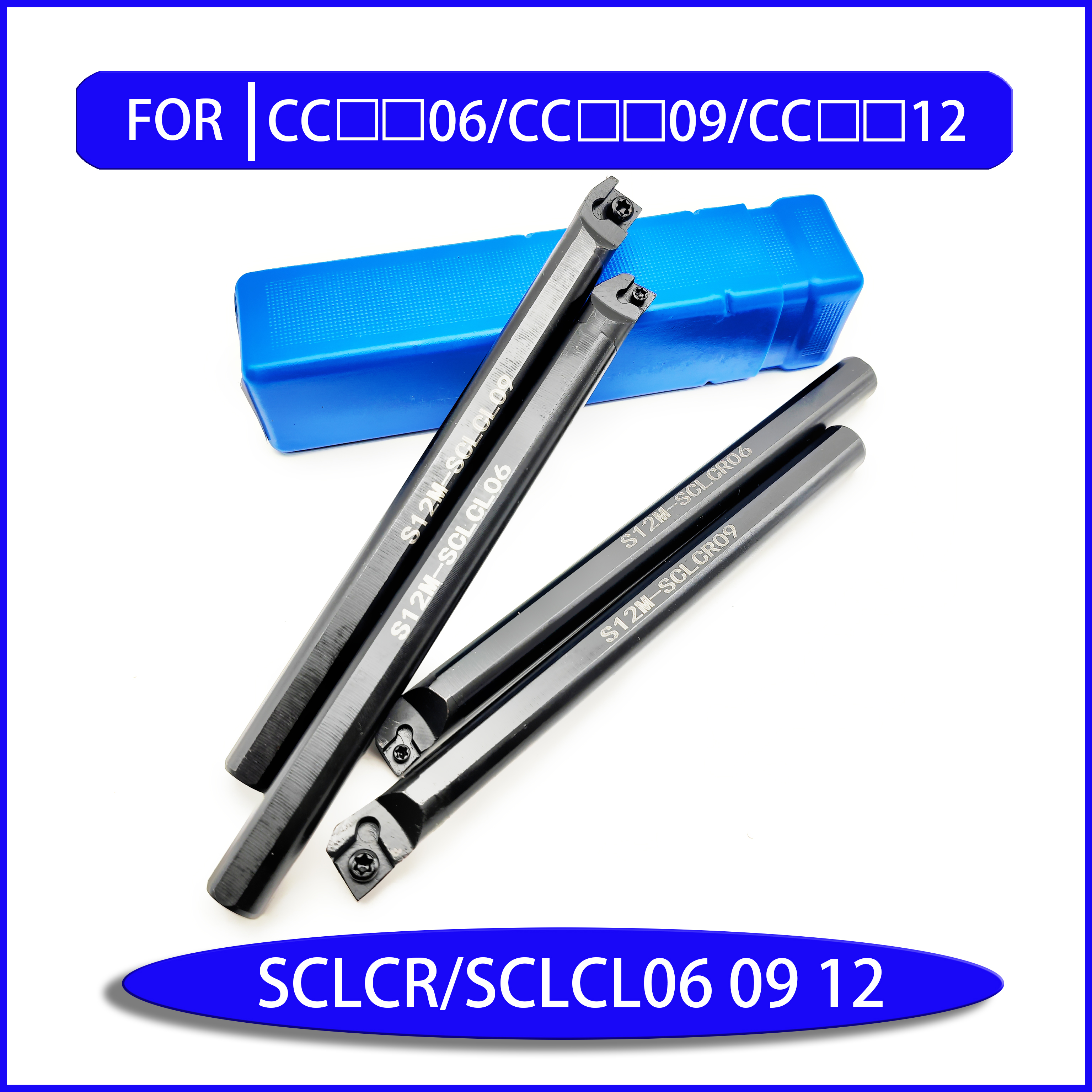 CNC 工作機械ホルダー SCLCR SCLCL 06 09 12 は CCMT CCGT CCGW 0602 09T3 1204 ツールインナーラウンドツールホルダーに適しています