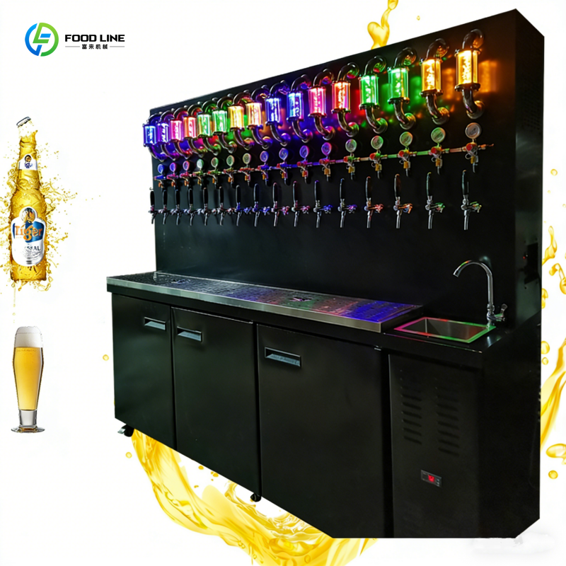 カスタマイズされた多機能商業冷却装置ビール冷蔵庫飲料クーラー生ビールディスペンサーマシン