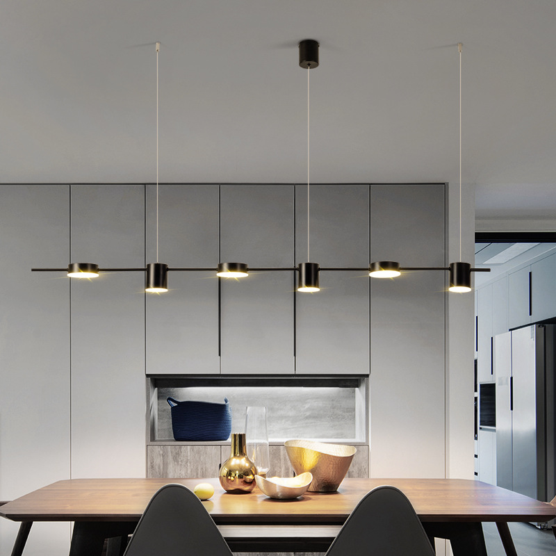 現代の Led リビングルームシャンデリアダイニングテーブル天井シャンデリアキッチン吊り照明器具調光可能な屋内照明ランプ