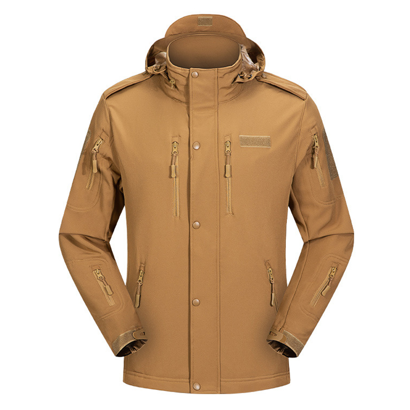 OEM Custom Logo Winter Mountain Windbreaker Waterproof Sports Warm Softshell Jacket Jumpers for Men