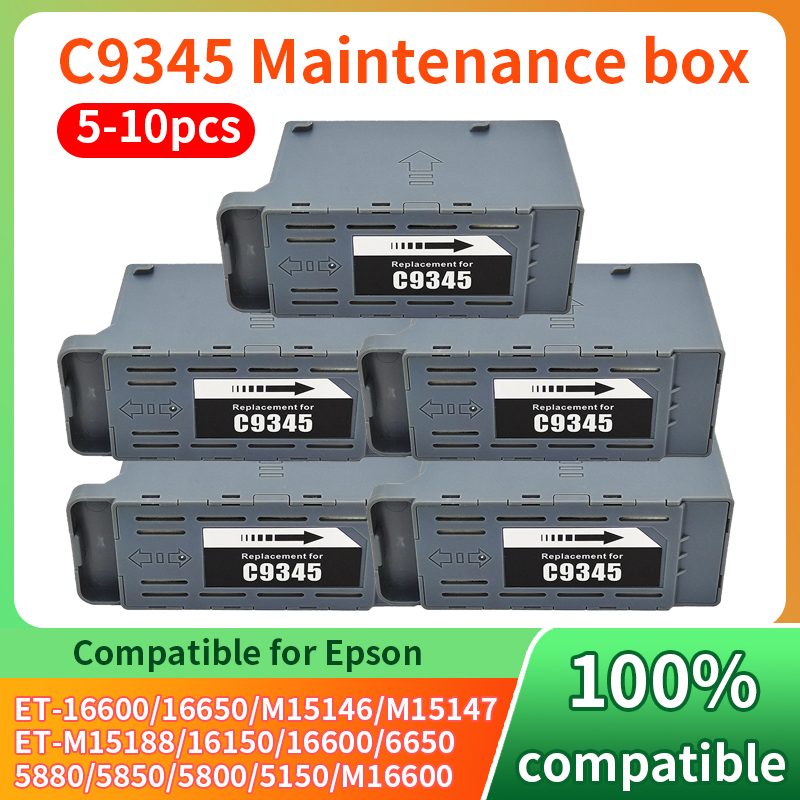 5-10pc C9345 メンテナンスボックス EPSON ET-16600 16650 M15146 15147 M15188 16150 16600 6650 5880 5850 5800 5150 M16600 用