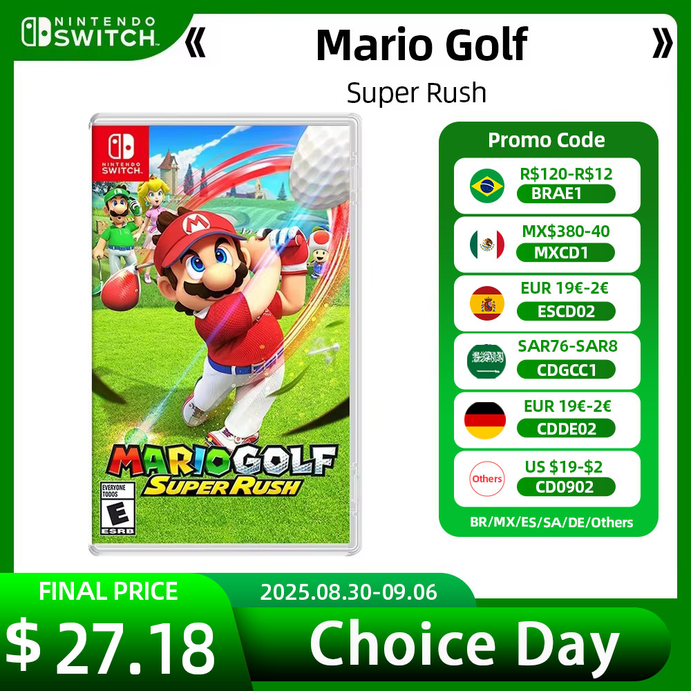 Nintendo Switch ゲーム セール - マリオ ゴルフ : スーパー ラッシュ - 100% オリジナル ゲーム 物理カートリッジ サポート TV 卓上ハンドヘルド ゲーム