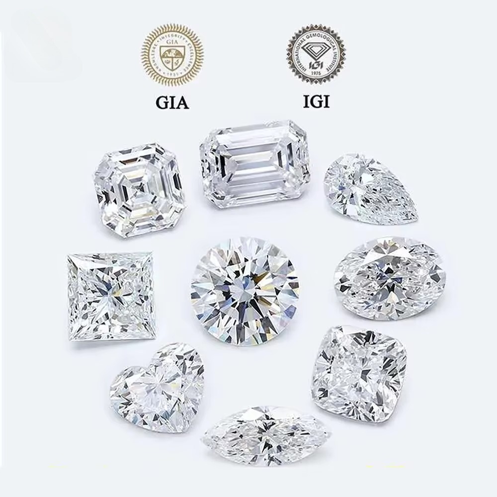 期間限定 50% オフ 7ct 8ct 9ct 10ct 20ct 30ct IGI 証明書付き ラボ ダイヤモンド CVD ラボラトリー グロウン ダイヤモンド卸売