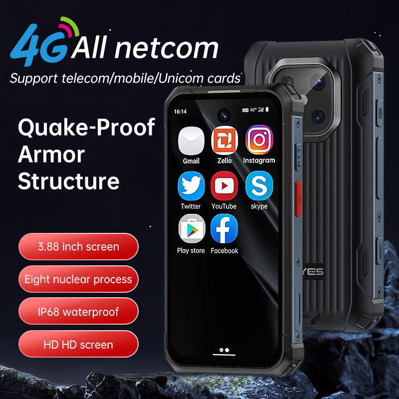 SOYES MAXO 6GB RAM 128GB ROM IP68 頑丈なスマートフォン 3000mAh Face ID LTE 4G OTG 3.88'' スクリーン Android 12.0 携帯電話