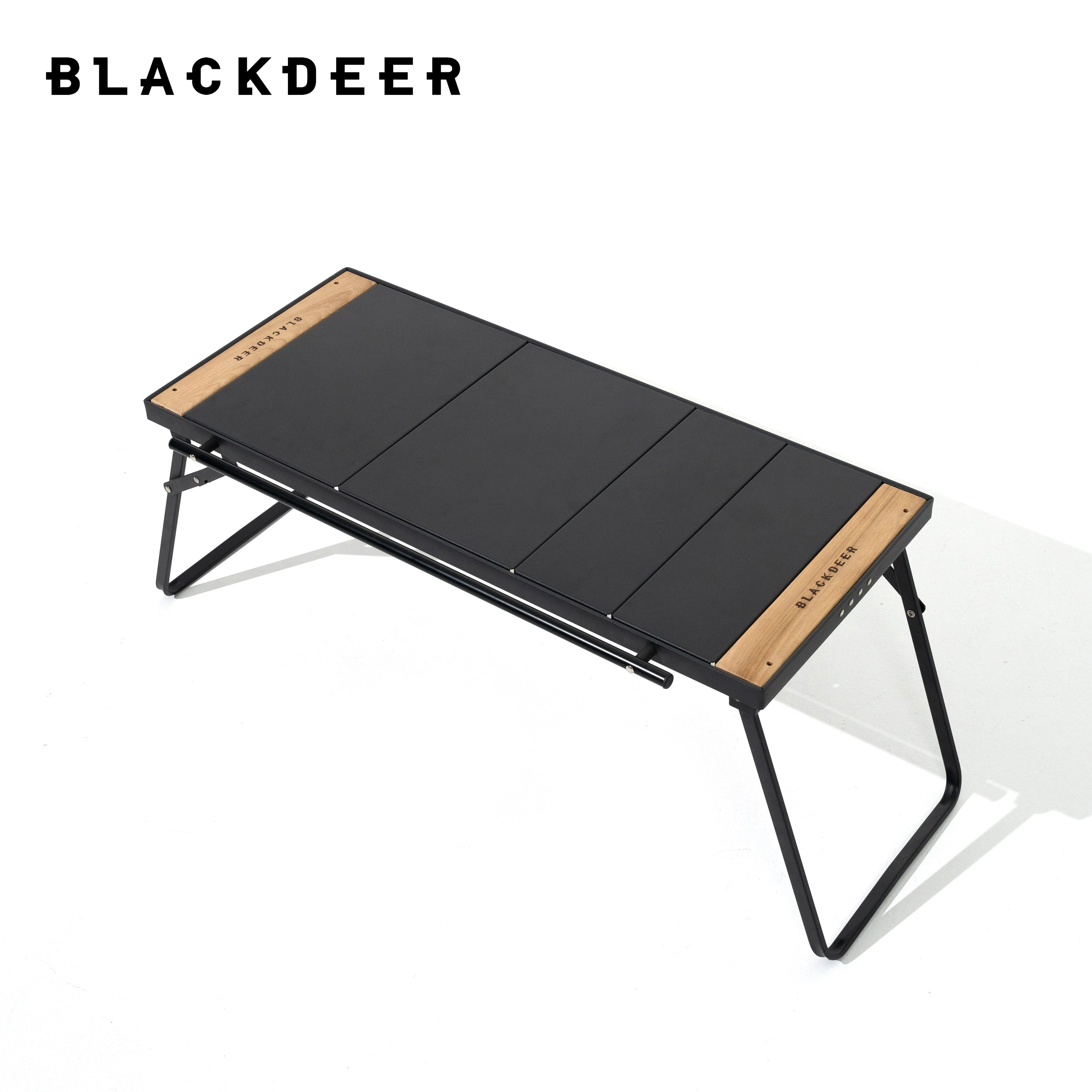 BLACKDEER キャンプ折りたたみアルミ合金 IGT テーブル多機能ポータブルバーベキューグリル木製テーブル屋外ピクニック釣り