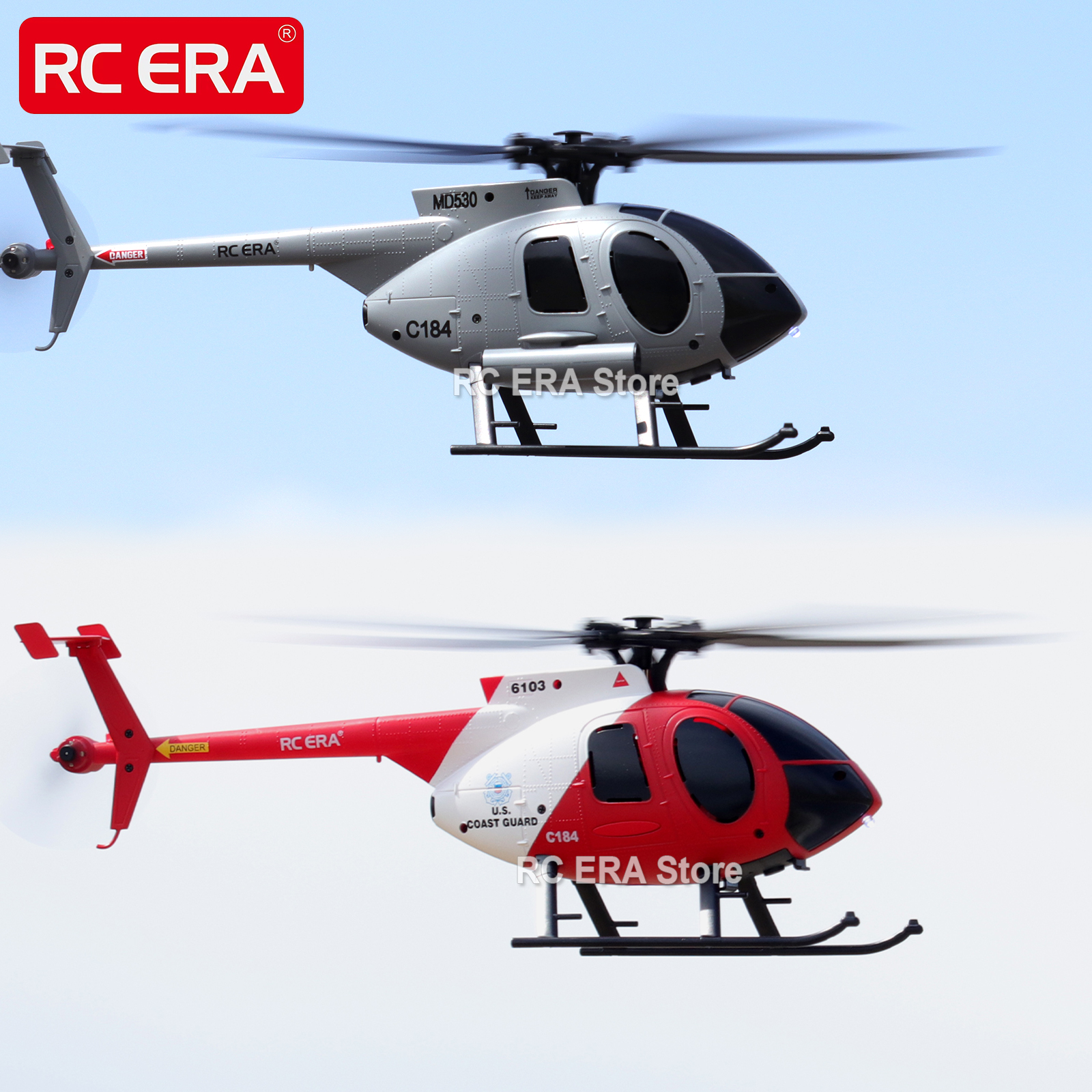 RC ERA C184 MD500 ジャイロオプティカルフロー自動安定化マイクロサイズ RC ヘリコプター大人初心者のためのリモートコントロールモデルのおもちゃ
