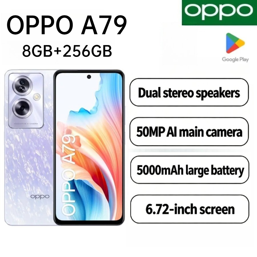 2026 最新モデル OPPO A79 5G グローバルバージョンロック解除電話 8 ギガバイト 256 ギガバイト 6.72 インチ 90Hz スクリーン 50MP AI カメラ 5000mAh 長期持続